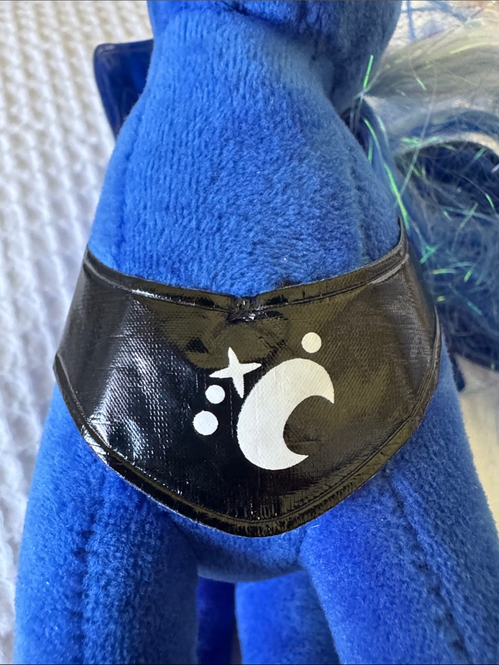 Ty Blue Princess Luna Plush with Shimmering Wings - Picture 10 of 11